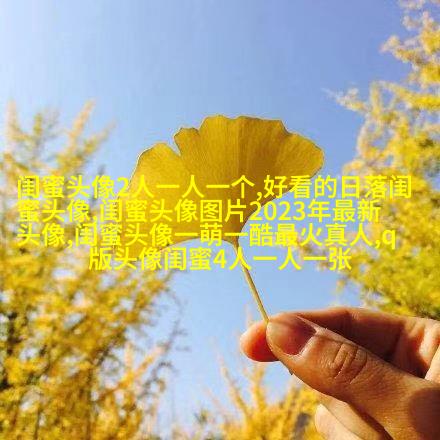 最好看的两人闺蜜头像(精选22张)